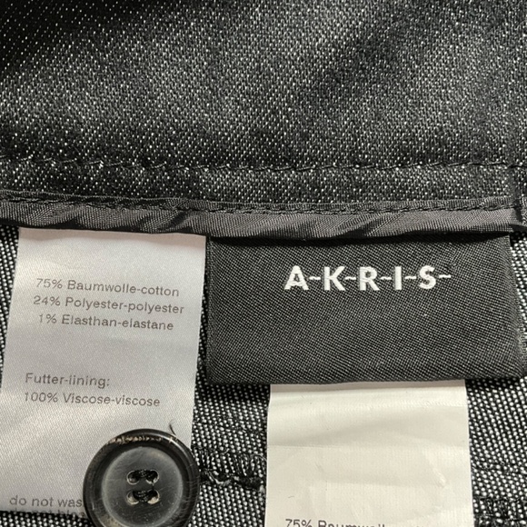 AKRIS Cotton Blend Five Pocket Pencil Jeans MADE IN USA US Sz 16 - Picture 5 of 11
